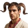 Satisyo Gothic Devil Horns Halloween Costume for Men Women Ram Sheep Horn Headhand Hoop Cosplay Headwear Hair Band view 1