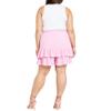City Chic Women's Plus Size Valery Skort, Rosebloom, 14 view 2