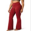 Colorfulkoala Women's Dreamlux Workout Flare Leggings High Waisted Wide Leg Bootcut Yoga Pants 29.5" Inseam (XL, Merlot) view 1