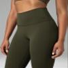 Colorfulkoala Women's Dreamlux Workout Flare Leggings High Waisted Wide Leg Bootcut Yoga Pants 31.5" Inseam (L, Olive) view 3