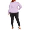 City Chic Women's Plus Size Jacket-Piping Praise, Lilac, 18 view 2