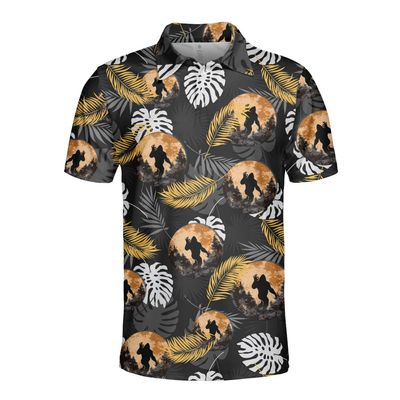 Bigfoot Polo Golf Shirts for Men Women - in Forest Mens Polo Shirts Short Sleeve Mens Polo Shirts Dry Fit Serie 57 Size 3XL