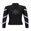 Hansber Kids Girls Jacket Sweatshirt Quick Dry Long Sleeve Gym Track Jacket Running Figure Ice Skating Jackets T-Shirts Purple 8 Years view 2