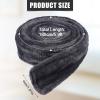 BOXOB Unisex Replacement Bathrobe Belt, 71in x 1.6in Flannel Hotel Bathrobe Waist Belt (Gray) view 2