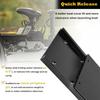 Black Aluminum 1854051 MKA-51 Electric Steer Trolling Motor Quick Release Bracket for Minn Kota Ulterra Terrova PowerDrive POWERDRIVE V2 DeckHand 40 trolling motor view 4