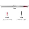 BOWSOUL 30inch Hunting Carbon Archery Arrows with 4" Natural Turkey Feathers Spine 500 for Recurve & Long Bow (Pack of 12) (Black Red) view 2