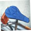 Happyyami Comfy Gel Saddle Cushion Cover Breathable and Non-Slip Bike Seat Protector for Men and Women for Indoor and Outdoor Cycling Blue view 2