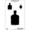 24 Pk, Us Dept. of Justice Simulated Distance Tq-15 Target 25 Yard Target Simulates Tq-15 Silhouette at 50 Yards, 100 Yards and 200 Yards Size: 23" X 35" Black view 1