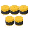 5PCS Handle Overgrip, PU Material Breathable Matte Racket Grip Tape Wear Resistant Sweat Absorbent, Durable Soft Non Sticky Breathable Matte Racket Grip Tape for Badminton Rackets Tennis(Yellow) view 1