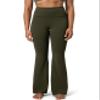 Colorfulkoala Women's Dreamlux Workout Flare Leggings High Waisted Wide Leg Bootcut Yoga Pants 31.5" Inseam (XXL, Olive) view 1