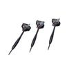 Kisangel 3pcs Darts Set Steel Tip Darts Aluminum Shafts Flights Slim Flights for Home Office Clubs view 2