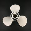 BARDOVEN Outboard Prop 20-30HP 9-7/8x11-1/4 Aluminum Propeller 10 Tooth Fit for Yamaha Outboard Motor OEM 664-45947-01-EL 9.9x11.25, WHITE view 4