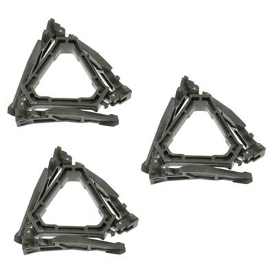 Kisangel 3pcs Folding Canister Stabilization Bracket for Camping Gas Tanks Tripod Support for Outdoor Use for Picnic Stability and Safety