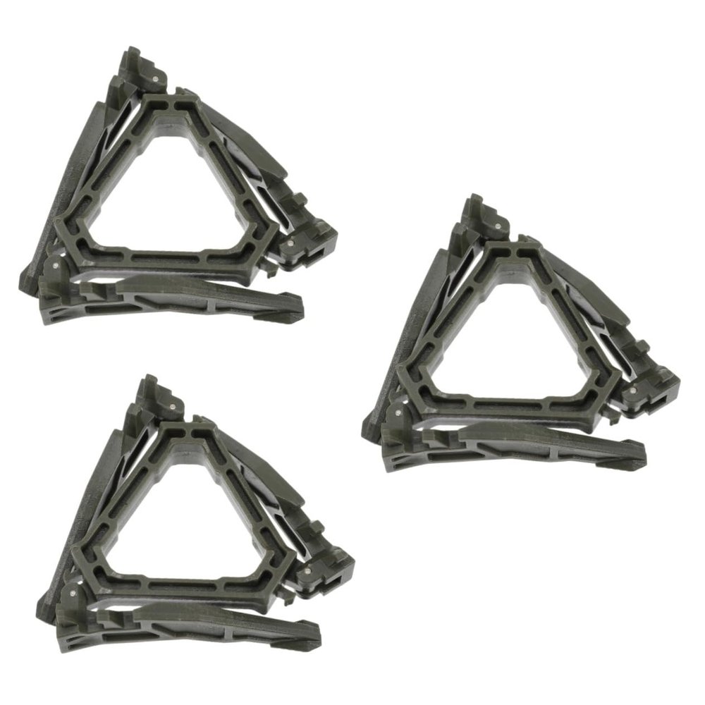 Kisangel 3pcs Folding Canister Stabilization Bracket for Camping Gas Tanks Tripod Support for Outdoor Use for Picnic Stability and Safety
