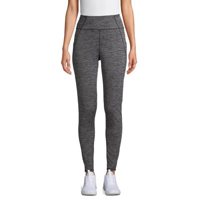 Cuddl Duds Women's Climate Right Plush Warmth Base Layer Leggings Pants - Warmer (Multiple Colors/Sizes Availiable) (US, Alpha, XX-Large, Regular, Regular, Black/Grey Space Dye)