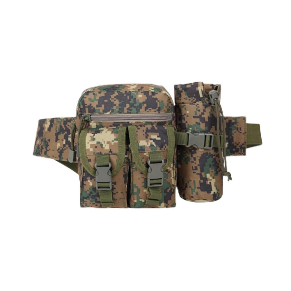 Kisangel Sports Waist Bag Multifunction Pouch Outdoor Fanny Pack Camouflage Bag