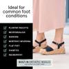 ABEO Solstice Buckle Sandals | Women's Arch Support | Ball of Foot Pain Relief | Built-In Metatarsal Pads | White Leather 10 Medium view 4