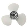 BARDOVEN Outboard Prop 9.9~15HP 11-3/4x7 Aluminum Propeller RH 8 Tooth Fit for Yamaha/Honda Outboard Motor, WHITE view 1