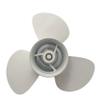 BARDOVEN Outboard Prop 9.9~15HP 11-3/4x7 Aluminum Propeller RH 8 Tooth Fit for Yamaha/Honda Outboard Motor, WHITE view 2