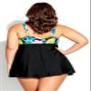 Avenue Women's Plus Size Empire Print Swim Dress view 4