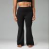 Colorfulkoala Women's Dreamlux Workout Flare Leggings High Waisted Wide Leg Bootcut Yoga Pants 31.5" Inseam(L, Black) view 2