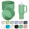 KTKUDY 2-Pack Silicone Boot for Stanley Tumbler 40 30 20 oz & Intended for Hydro Flask 12-24 oz - Cup Boot fit Select Yeti, Simple Modern, Owala Water Bottle - Bottom Cover Accessories Fit Stanley Cup view 1