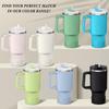 KTKUDY 2-Pack Silicone Boot for Stanley Tumbler 40 30 20 oz & Intended for Hydro Flask 12-24 oz - Cup Boot fit Select Yeti, Simple Modern, Owala Water Bottle - Bottom Cover Accessories Fit Stanley Cup view 2