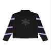 Hansber Kids Girls Jacket Sweatshirt Quick Dry Long Sleeve Gym Track Jacket Running Figure Ice Skating Jackets T-Shirts Purple 6 Years view 4