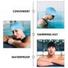 Baluue 2pcs Extra Large Swim Cap for Adults Unisex Design for Thick Hair Flexible Lightweight -Skid Feature view 2