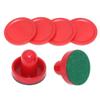 NineFit Basics Air Hockey Pucks, Air Hockey Replacement Set Ice Hockey Pushers Pucks Paddles Table Family Game Red view 1
