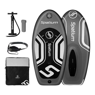 Hydrofoil Board for Surfing Inflatable Hydrofoil Surfboard Non Electric Inflatable Wingfoil Board Wakeboard SUP Paddle Board Hydrofoil Board Surfboard Dark Gray 145L
