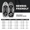 Hydrofoil Board for Surfing Inflatable Hydrofoil Surfboard Non Electric Inflatable Wingfoil Board Wakeboard SUP Paddle Board Hydrofoil Board Surfboard Dark Gray 145L view 2