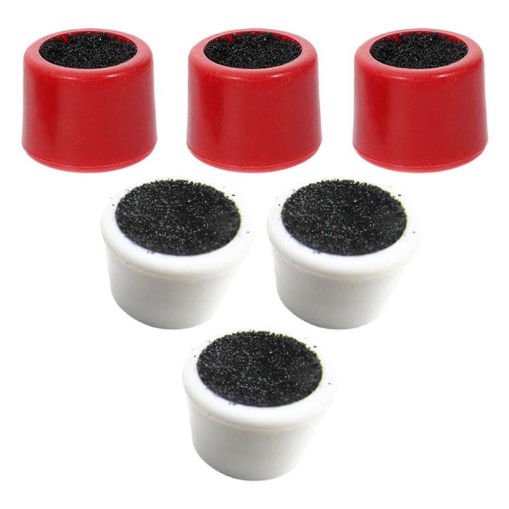 Sosoport 6pcs Billiard Pool Tip Shaper Burnisher Tool Durable Billiard Tip Repair File for Polishing Maintenance Essential Accessory for Pool Enthusiasts