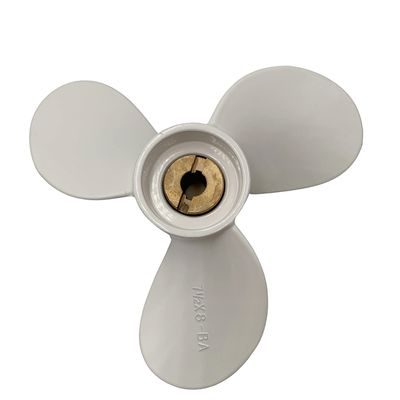 BARDOVEN 4A/5C/F4A 7-1/2x8 Aluminum Outboard Propeller RH PIN Drive Prop Fit for Yamaha Outboard Motor Engine 7.5x8