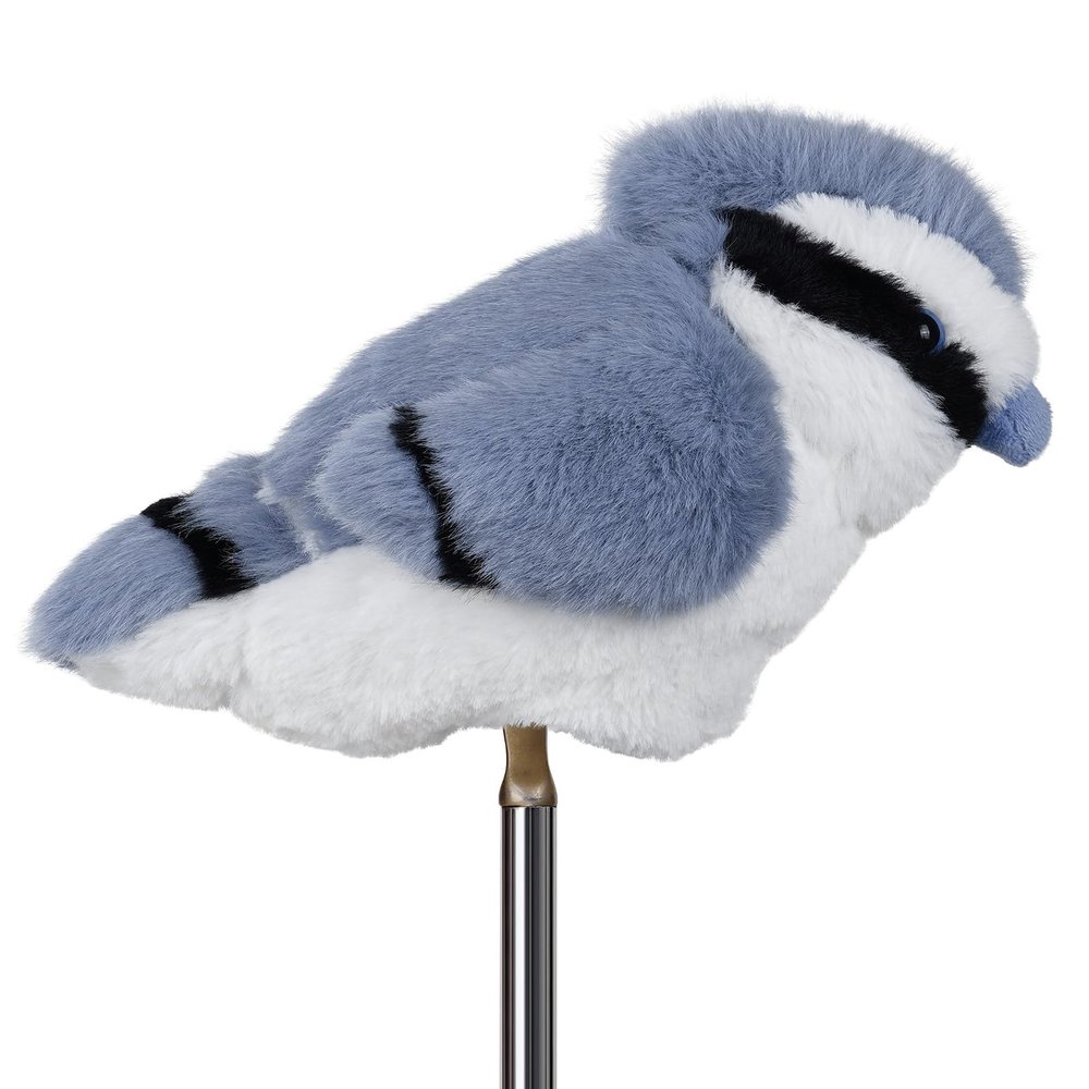 mytag Funny Putter Cover, Blue Jay Golf Blade Putter Head Covers, Animals Plush Golf Headcover Blue/White