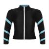 Hansber Kids Girls Jacket Sweatshirt Quick Dry Long Sleeve Gym Track Jacket Running Figure Ice Skating Jackets T-Shirts Blue 12 Years