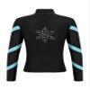 Hansber Kids Girls Jacket Sweatshirt Quick Dry Long Sleeve Gym Track Jacket Running Figure Ice Skating Jackets T-Shirts Blue 12 Years view 3