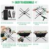 Msyxl Watercolor Vegetables Portable Folding Camping Table, Compact Lightweight Beach Table with Carrying Bag for Outdoor Picnics, BBQs, Camp view 4