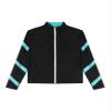 Hansber Kids Girls Jacket Sweatshirt Quick Dry Long Sleeve Gym Track Jacket Running Figure Ice Skating Jackets T-Shirts Cyan 10 Years view 4