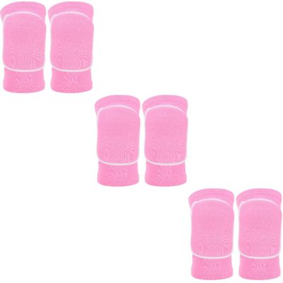 Yardwe 3pairs Thicken Knee Brace for Dancers Soft Sponge Knee Support Sleeve for Sports Dance for Women