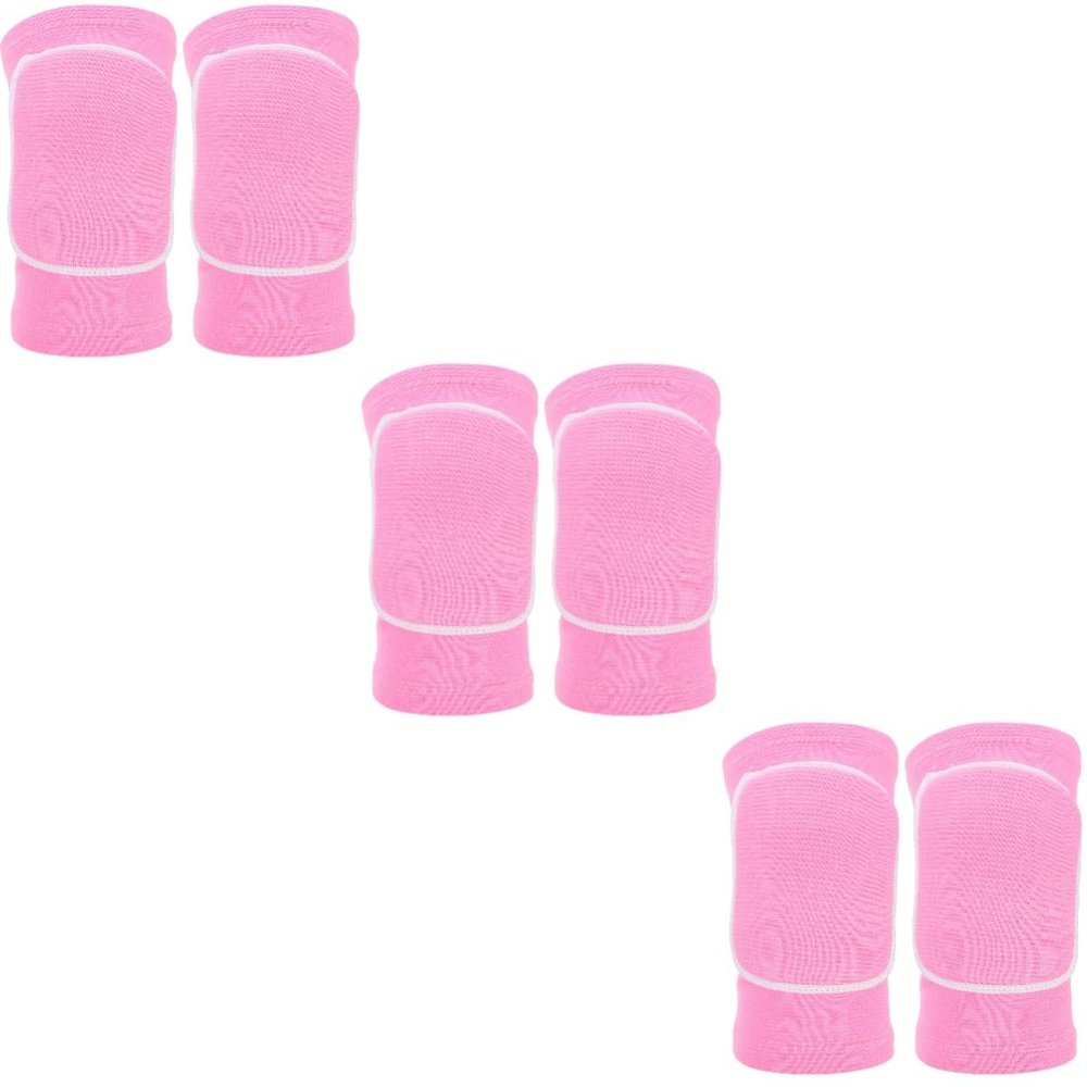 Yardwe 3pairs Thicken Knee Brace for Dancers Soft Sponge Knee Support Sleeve for Sports Dance for Women