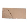 XHTLLO Sleeping Bag Liner, Extra Thick Fleece Provide Better Warmth Soft Sleeping Bag, Delicate Comfortable to Touch Large Space Hug Sleep Pod Adult, for Camping, Travel(Brown) view 1