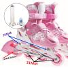 10Pcs Skating Wheel Screws, Sturdy Durable Inline Skate Replacement Skating Screws Fittings Skates Wheel Axles Hardware, Iron Inline Skating Screws Inline Skate Wheel Screws(Inner length 31mm) view 3