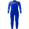 Miutii Girls Long Sleeve Gymnastics Leotard Full Body Rhinestone Ballet Dance Figure Ice Skating Unitard Jumpsuit Royal Blue 12 Years view 3