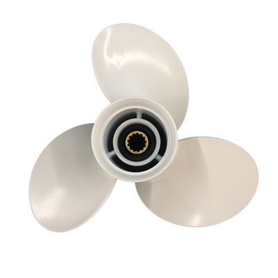 BARDOVEN 25-60HP 10-5/8x12 Aluminum Propeller RH Prop 13 Tooth for Yamaha Outboard Motor Engine, WHITE