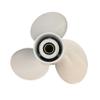 BARDOVEN 25-60HP 10-5/8x12 Aluminum Propeller RH Prop 13 Tooth for Yamaha Outboard Motor Engine, WHITE view 2