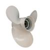 BARDOVEN 25-60HP 10-5/8x12 Aluminum Propeller RH Prop 13 Tooth for Yamaha Outboard Motor Engine, WHITE view 3