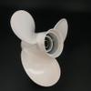 BARDOVEN 25-60HP 10-5/8x12 Aluminum Propeller RH Prop 13 Tooth for Yamaha Outboard Motor Engine, WHITE view 4