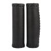 1 Pair Bike Handlebar Grips, 3 ColorsRetro Artificial Leather Bicycle Handlebar Grips Bike Handle Cover Grips, Leather Grips Handle Bars of Beach Cruiser Bikes Leather Handle Bar for Handle(Black) view 1