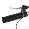 1 Pair Bike Handlebar Grips, 3 ColorsRetro Artificial Leather Bicycle Handlebar Grips Bike Handle Cover Grips, Leather Grips Handle Bars of Beach Cruiser Bikes Leather Handle Bar for Handle(Black) view 3